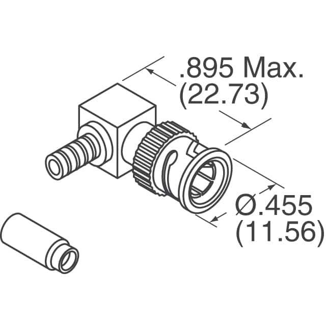 1274566-1 TE Connectivity AMP Connectors  Coaxial Connector (RF) Assemblies